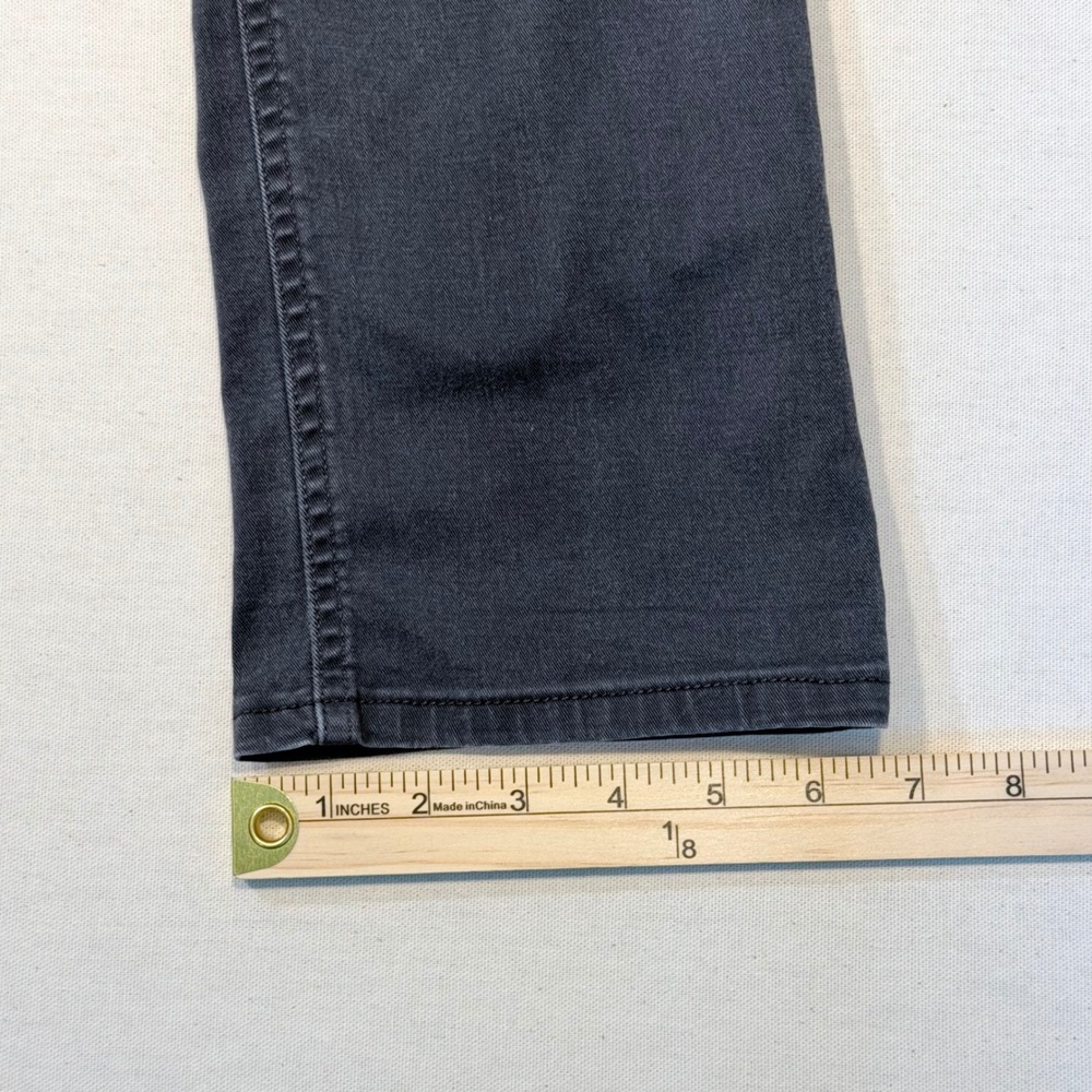 Theory Haydin Writer Pants Mens 33 Dark Grey Slim Fit Stretch Cotton - Picture 7 of 8